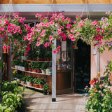 BISupply Concrete Post Anchor 4x4 Post Base Spike 4 Pack - U Shape Fence Post Holder Pergola Brackets Deck Post Base Set BISupply