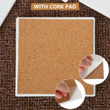 AKOLAFE 30 Sets Sublimation Coasters Blanks with Cork Back Ceramic Tile 4x4 Tiles Ceramic Tiles for Crafts Glossy Glazed Tile Coasters Blanks Ceramic Coasters for Sublimation Thermal Transfer Painting AKOLAFE