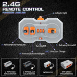 BTEC Super Cars Building Kits for Adults 1:10 Scale MOC RC Technique Car Block Remote Control Model Kits for Men Teen Adult Collectible Model Race Engineering Toy Set 2036 PCS BTEC