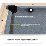 Freetime Fun 7 FT 3 in 1 Multi Game Pool Table with Dining Top Pool Table Ping Pong Table Combo with Dual Storage Bench Seating, Rustic Oak Freetime Fun