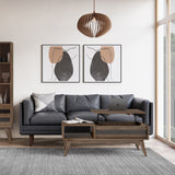 SIMPLIHOME Clarkson SOLID ACACIA WOOD 48 Inch Wide Rectangle Mid Century Lift Top Coffee Table in Rustic Natural Aged Brown, for The Living Room and Family Room SIMPLIHOME