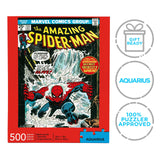 Aquarius Marvel Spiderman Puzzle (500 Piece Jigsaw Puzzle) - Officially Licensed Marvel Merchandise & Collectibles - Glare Free - Precision Fit - 14 x 19 Inches AQUARIUS