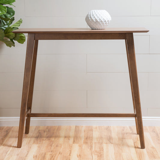 Moria Natural Walnut Bar Table by Christopher Knight Home