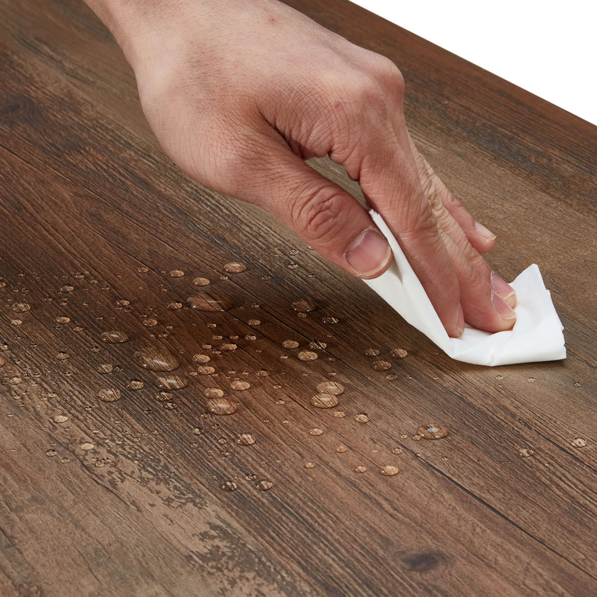 JOMEED Mid Century Modern Wooden TV Stand Entertainment Center Console with Open Shelving and 2 Cabinets for Televisions up to 65 Inches, Walnut JOMEED