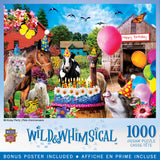 MasterPieces - 1000 Piece Jigsaw Puzzle, Birthday Party, Funny Animals, Activity for Adults, Family, Kids, Matte Finish, 19.25" x 26.75" Masterpieces