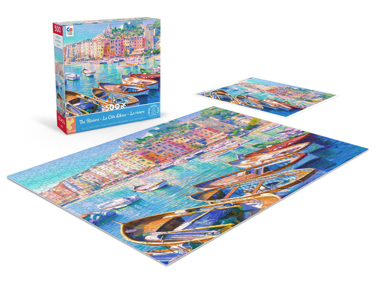 Ceaco - The Riviera - 500 Piece Jigsaw Puzzle Ceaco