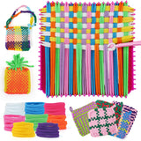 INSFUN Weaving Loom Kit for Kids Ages 6-12 - Best Birthday Gifts for Girls 6-8 8-12, DIY Craft Kit, Make Potholders and Bracelets - Fun Arts and Crafts Toys for Kids INSFUN