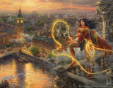 Ceaco - 4 in 1 Multipack - Thomas Kinkade - DC Comics - Justice League (4) 500 Piece Jigsaw Puzzles Ceaco