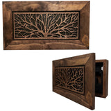 Hidden Gun Storage Cabinet Birds In A Tree Wall Decoration - Secure Wall Mountable Gun Safe by Bellewood Designs Bellewood Designs