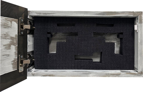 Bellewood Designs Bless This Home And All Who Enter Decorative Wall-Mounted Secure Hidden Gun Cabinet Bellewood Designs