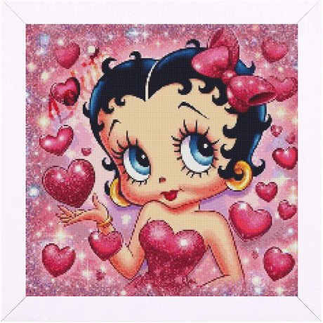 JAKI Diamond Art Kits for Adults,Cartoon Diamond Art Paintings for Beginners,5D Full Drill Gem Art Kits for Adults for Gift Home Wall Decor(12x12inch) JAKI