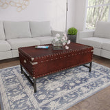 SEI Furniture Voyager Storage Cocktail Table - Espresso SEI Furniture