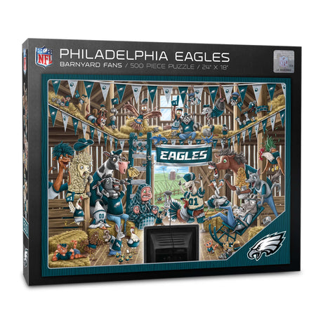 YouTheFan NFL Philadelphia Eagles Barnyard Fans 500pc Puzzle YouTheFan