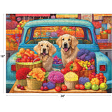 RoseArt - Kodak Premium - Pickup Pups- 350 Piece Jigsaw Puzzle for Adults RoseArt