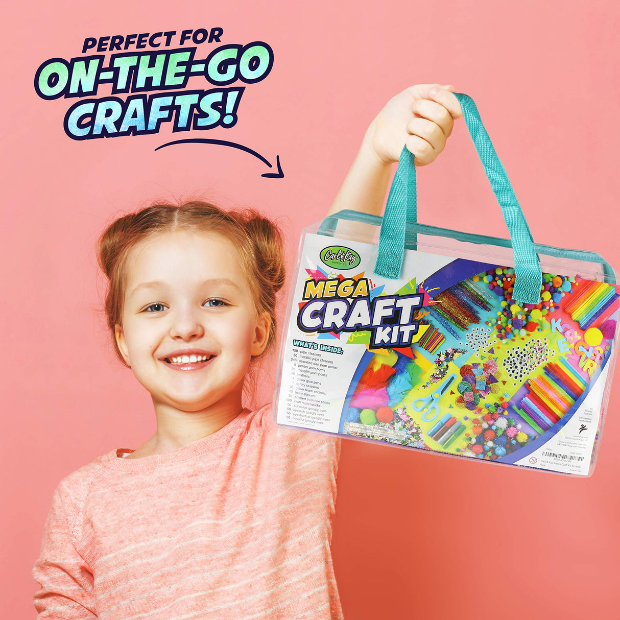 Mega Arts and Crafts Kit for Kids Age 4-8 - Toddler Art Supplies for Preschool, Kindergarten, Homeschool Projects Carl & Kay Supply Co.