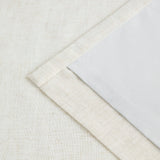 Vision Home Natural Pinch Pleated Full Blackout Curtains Linen Blended Room Darkening Window Curtains 108 inch for Living Room Bedroom Thermal Insulated Pinch Pleat Drapes with Hooks 40" Wx108 Lx2 Vision Home