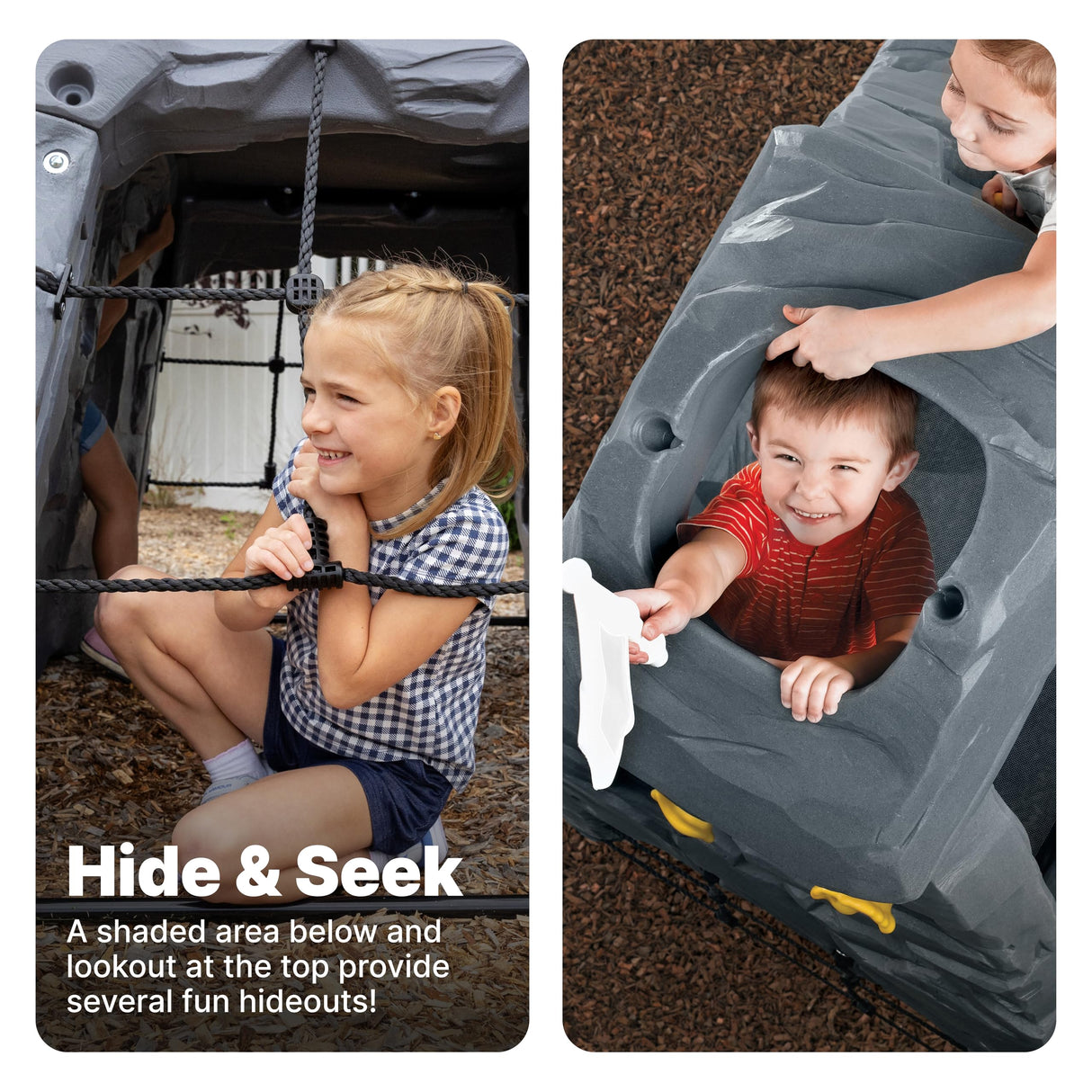 Step2 Skyward Summit for Kids, Climbing Wall Playset for Toddlers, Ages 4 –8 Years Old, Easy to Assemble Kids Outdoor Playground for Backyard Step2