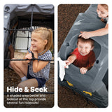 Step2 Skyward Summit for Kids, Climbing Wall Playset for Toddlers, Ages 4 –8 Years Old, Easy to Assemble Kids Outdoor Playground for Backyard Step2