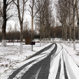 44Pcs Plastic Interlocking Deck Tiles,12"x12" Patio Deck Tiles,Flooring Outdoor Waterproof All Weather Use,Patio Floor Decking Tiles for Garden Poolside Front/Back Yard(Light Gray) Weawilson