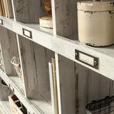 Sauder Barrister Lane Bookcase/ Book shelf, White Plank finish Sauder