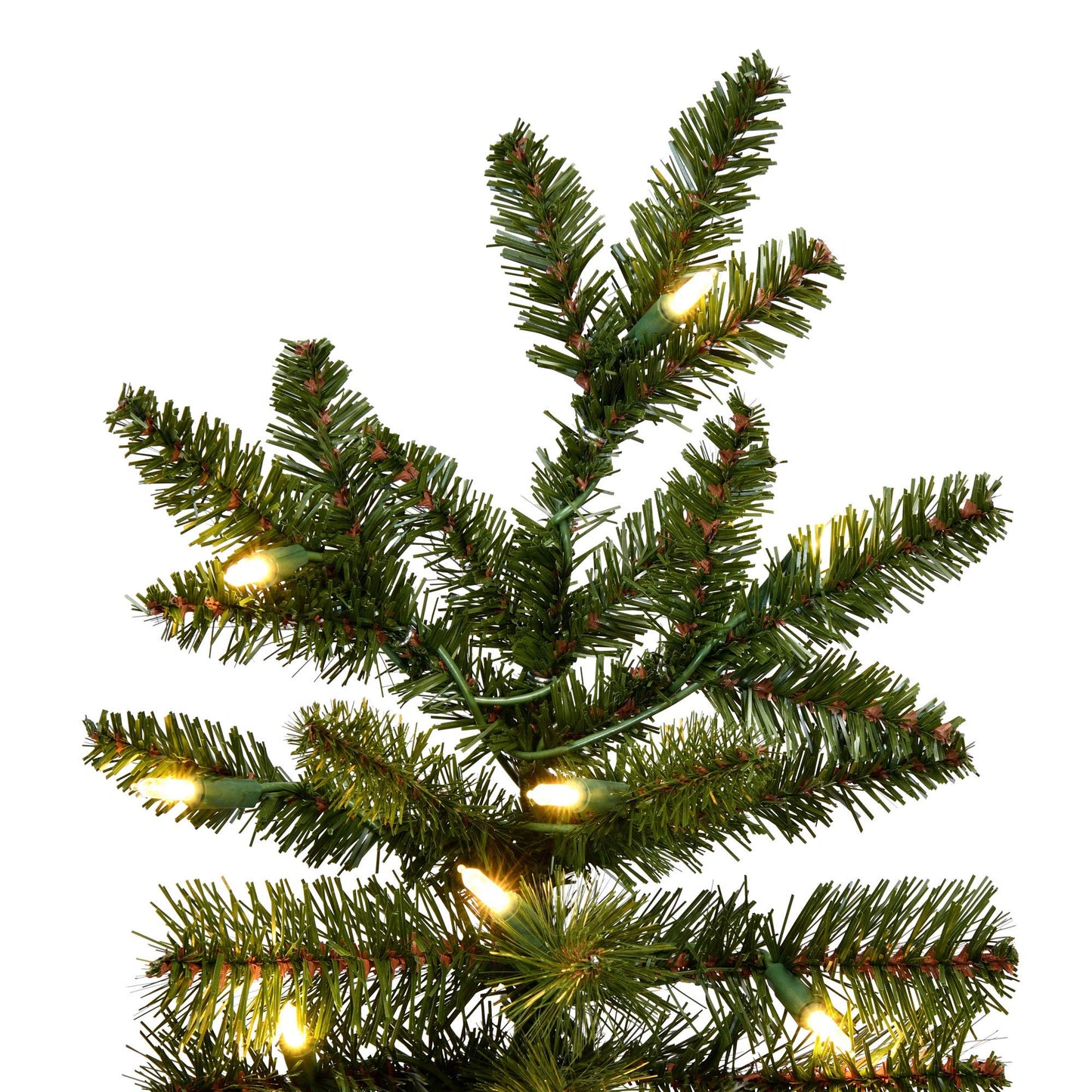 Vickerman 10' x 59" Slim Natural Fraser Fir Artificial Christmas Tree, Warm White Dura-lit LED Lights