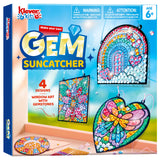 Klever Kits 4PCS Window Art Suncatcher Kits, Fun Gem Painting Kits, Diamond Art and Crafts for Boys Girls, Great Crafts Gift for Kids Birthdays Christmas Ages 6+ Klever Kits