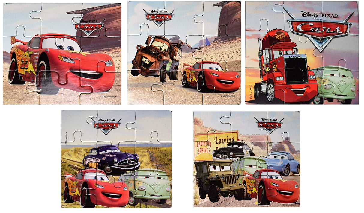 Myesha Toys Cars Zigsaw Puzzle, Pack of 5, Total 45 Pieces Myesha