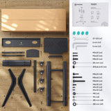 ONKRON Mobile TV Stand on Wheels for 32-75 Inch TVs up to 132 lbs, Height Adjustable TV Stand Portable 200x200-600x400 VESA Mobile TV Cart Rolling TV Stand with Shelf/TV Movable Stand Black ONKRON