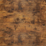 Industrial Vintage Brown 3-Tier Bookshelf by IRONCK - Sturdy Metal Frame & Spacious Storage IRONCK