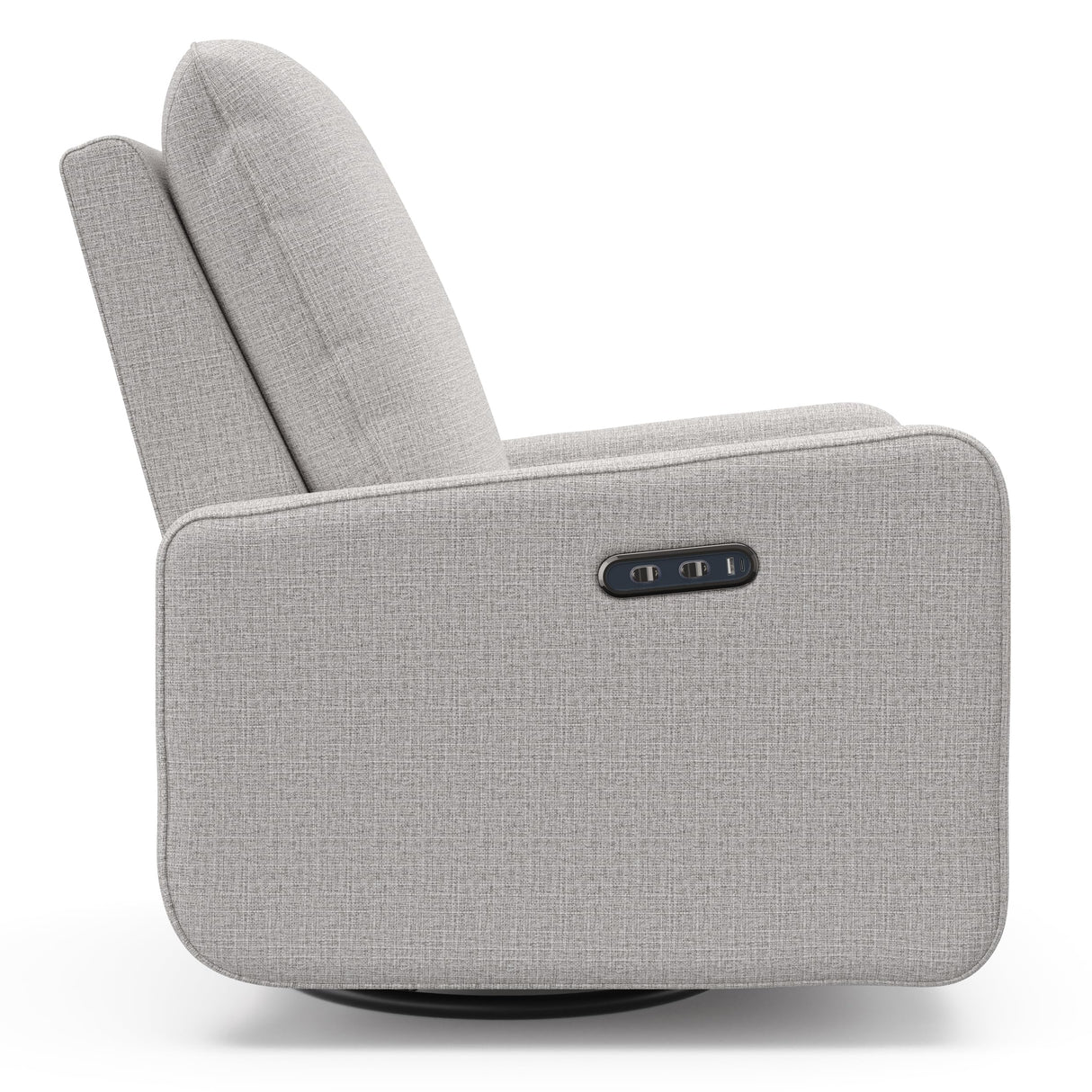 Graco Teddi Power Recliner Swivel Glider (Steel Basketweave) – Electronic Power Recline, USB-A & USB-C Charger, Premium Cushioning & Comfort Graco