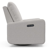 Graco Teddi Power Recliner Swivel Glider (Steel Basketweave) – Electronic Power Recline, USB-A & USB-C Charger, Premium Cushioning & Comfort Graco