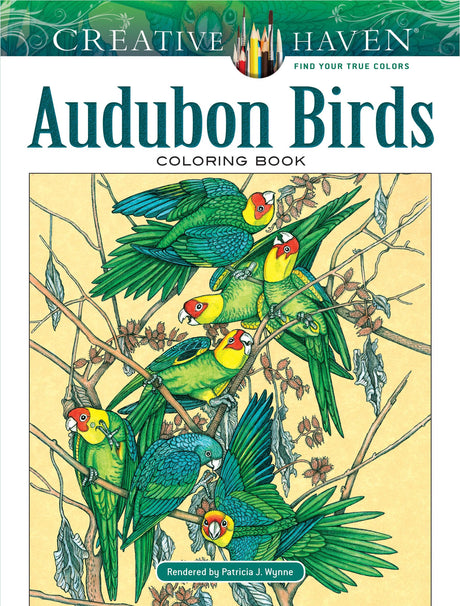 Creative Haven Audubon Birds Coloring Book (Adult Coloring Books: Animals) Dover Publications