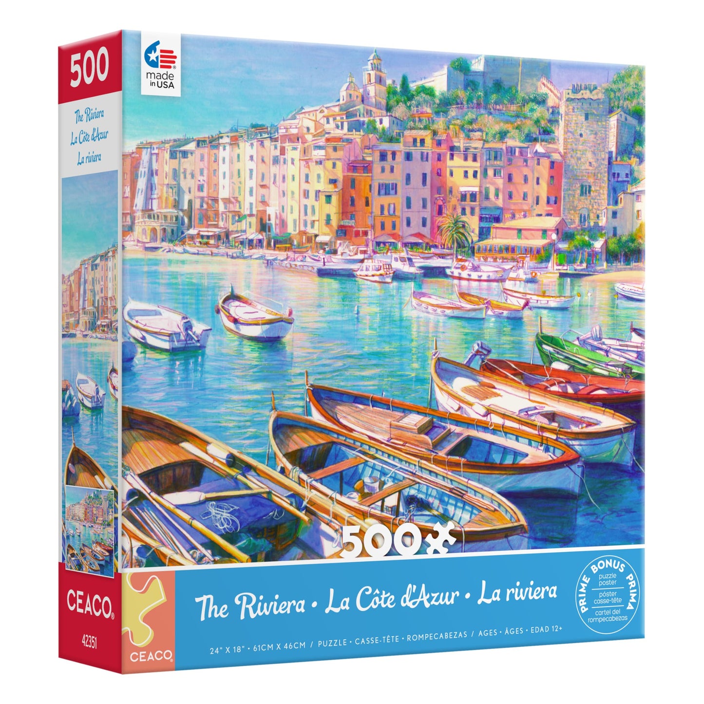 Ceaco - The Riviera - 500 Piece Jigsaw Puzzle