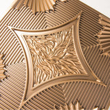 Art3d Drop Ceiling Tiles 24x24 in Bronze (12-Pack, 48 Sq.ft), 3D Wainscoting Panels Glue Up 2x2 Art3d