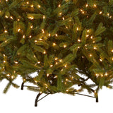 National Tree Company 'Feel Real' Pre-lit Artificial Christmas Tree Includes Pre-strung White Lights Jersey Fraser Fir - 7.5 ft National Tree Company