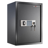 Locksworth Safe for Home, 1.9 Cubic Feet Safety Box for Money, Jewelry, Documents and Guns, Security Safe for Office, Hotel, 13.8"W x 12.2"D x 19.7"H Locksworth