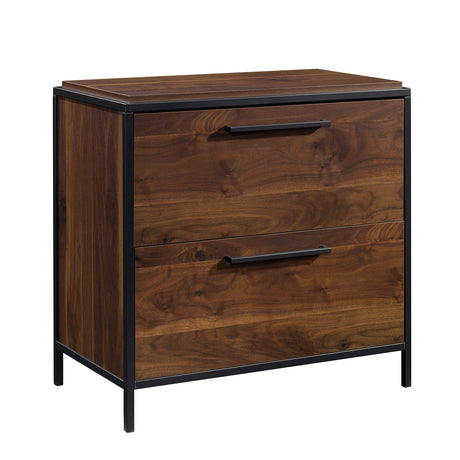 Sauder Lateral File, L: 30.24" x W: 17.24" x H: 29.53", Grand Walnut Finish Sauder