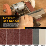 Sbestily Multifunctional Electric Knife and Tool Sharpener, 7-Adjustable Speed Knife Making Belt Grinder Knife Sharpening System - For Hunting, Sbestily