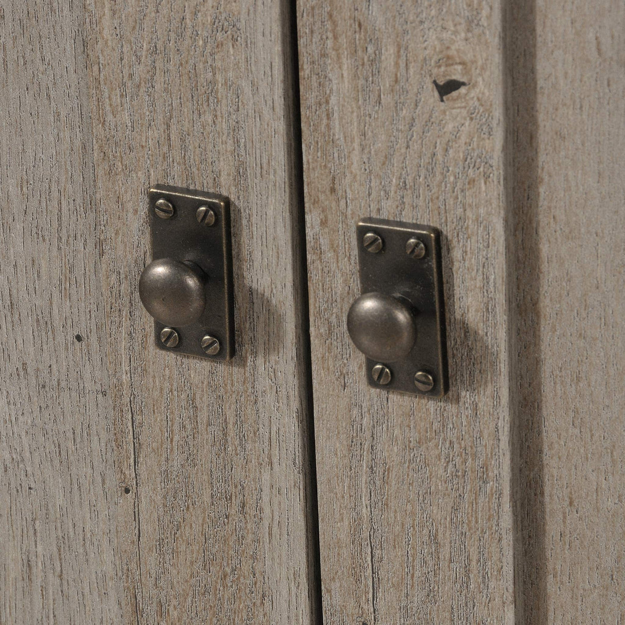 Sauder Cottage Road Library with Doors/Book shelf, L: 29.29" x W: 13.98" x H: 71.5", Mystic Oak finish Sauder