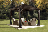 Sojag Outdoor 8' x 8' Dakota Hardtop Gazebo Outdoor Sun Shelter Sojag
