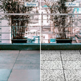 SUNWINGS 4PCS Natural Stone Interlocking Deck Tiles 12"x12" Pebble Waterproof Patio Deck, Outdoor Indoor Floor Decking Tiles for Porch Poolside Balcony Backyard, Carrara White sunwings