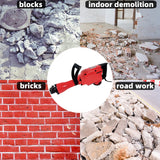 JACKCHEN Demolition Electric Jack Hammer with 6pcs chisel bit, Concrete Breaker Power Hammer, Heavy Duty Concrete Breaker Demolition Drills JACKCHEN
