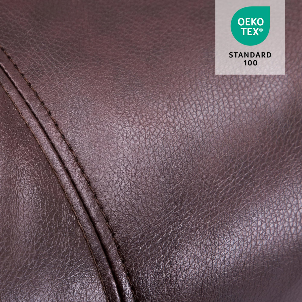 MCombo Large Power Lift Recliner Chair with Massage and Heat for Tall Elderly People, 3 Positions, Cup Holders, and USB Ports, Faux Leather 7516 (Large, Dark Brown) MCombo