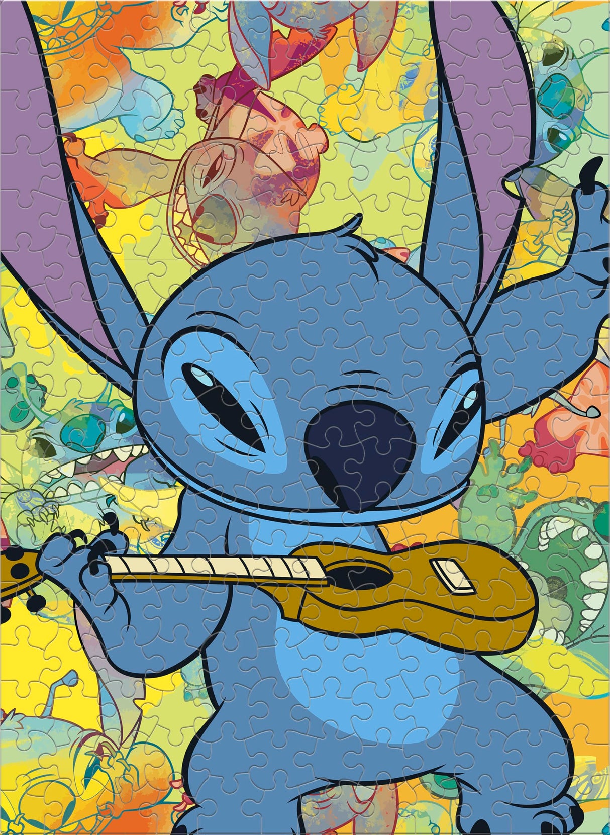 Ceaco - Disney - Stitch - Galaxy Grunge - 300 Oversized Piece Jigsaw Puzzle Ceaco