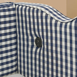 Twin to King Daybed with Trundle, USB Ports Soft Upholstered Daybed with Pop Up Trundle Bed Twin, Modern Extendable Day Bed Frame for Kids Bedroom Living Room Guest Room Small Places Navy Blue Deolme