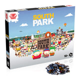 Winning Moves South Park 1000 Piece Jigsaw Puzzle Game, Tour South Colorado and Piece Together Stan, Kyle, Kenny and Cartman, Gift and Toy for South Park Fans Aged 18 Plus Winning Moves