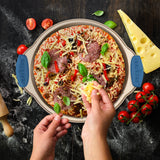 NutriChef 6-Piece Nonstick Bakeware Set - Premium Carbon Steel Baking Trays w/Heat-Safe Silicone Handles - Includes Loaf Pan, Muffin/Cupcake Pan, Round & Square Roaster Pans, Cookie Sheet - NCSBSG36 NutriChef