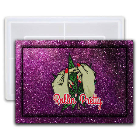 Vusnud Rolling Tray Resin Mold, Large Silicone Epoxy Resin Mold Tray, Epoxy Molds for Resin Casting Vusnud