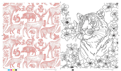 Animal Kingdom Coloring Book: Color Nature's Most Remarkable Creatures - Over 100 Pages to Color! (Chartwell Coloring Books) WoodArtSupply