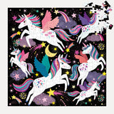 Mudpuppy Unicorns Illuminated 300 Piece Glow in The Dark Family Puzzle, Glow in The Dark Pieces, Whimsical Illustrations; Hours of Challenging Puzzle Fun, 7+ Mudpuppy